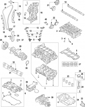 Крышка клапанная Hyundai Sonata 20-23 2.5