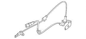 Датчик ABS передний левый Hyundai Sonata 20-23 1.6T, 2.5