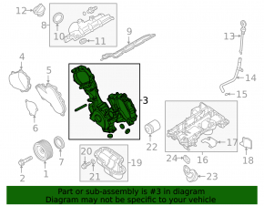 Передняя крышка двигателя Infiniti QX56 QX80 10-20 5.6