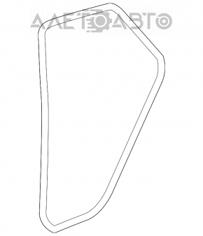 Уплотнитель двери задней левой Mercedes W164 ML