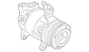 Компрессор кондиционера BMW X2 F39 18-23 B46