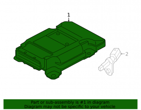 Suspension Damping Control Computer Module Audi Q5 80A 18-24