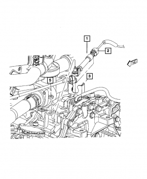 Трос АКПП Jeep Compass 11-16 2.4