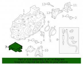 TRANSMISSION CONTROL MODULE Nissan Leaf 11-12