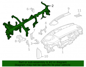 Ranforsare tub torpilă Nissan Rogue 24-26, fabricată în SUA