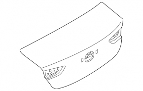 Крышка багажника Mazda 3 19-26 4d Japan built