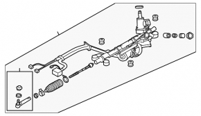 Crema directie Subaru Forester 17-18 SJ electric