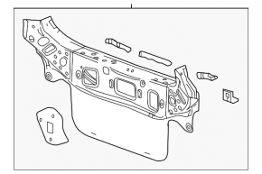 Panoul din spate al Chevrolet Bolt 17-
