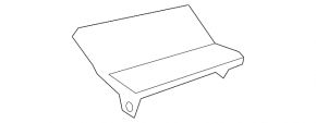 Ornament superior bord pentru difuzoare stânga pentru Toyota Camry v70 18-24 negru