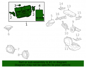 Головное устройство Lexus RX350 RX450h 16-19 без навигации, p11555