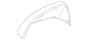 Крышка зеркала правая Mercedes EQS-class V297 22-25