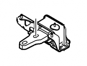 Подушка кпп левая Ford Fiesta 11-19 1.6