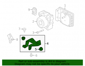 Кронштейн ABS Lincoln MKC 15-19