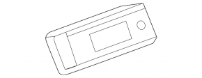 TEMPERATURE ECU COMPUTER Heater Control Cadillac CTS 14-