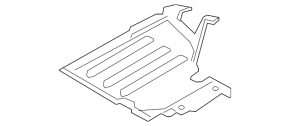Защита днища передняя левая Mini Cooper F56 3d 14-22