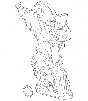 Передняя крышка двигателя Mazda CX-9 16-23 2.5T