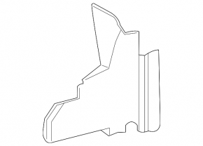 Deflectorul radiatorului dreapta pentru Chevrolet Camaro 16- 2.0 3.6
