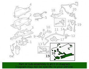 Ресивер пневмоподвески Lexus RX300 RX330 RX350 04-09