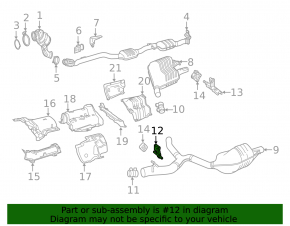 Кронштейн глушителя центральный Mercedes W213 E 17-23 2.0T, 3.0T с резинками
