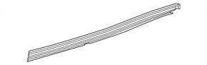 Ornament ușă-sticlă centrală spate dreapta Mercedes H247 GLA 20-26 cromat