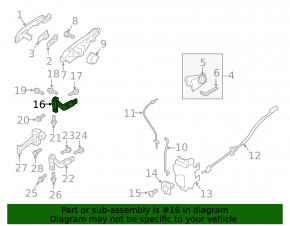Петля двери верхняя передняя левая Volvo C40 22-24