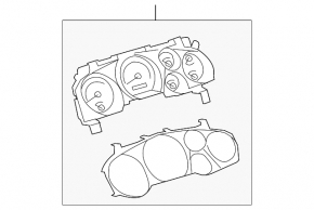 Щиток приборов Toyota Sequoia 08-09