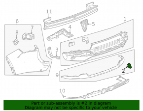 Capac cârlig de remorcare bara spate Chevrolet Equinox EV 24-26