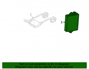 ECU IMMOBILIZER MODULE Toyota Prius 16-18