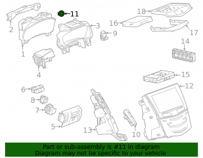 Кнопка start\stop Cadillac CTS 14-19