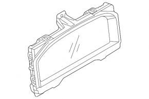 Tablou de bord construit de Nissan Rogue 24-24 JP
