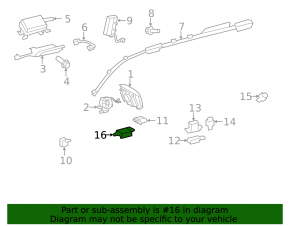 Модуль srs airbag компьютер подушек безопасности Toyota Highlander 13-13 hybrid