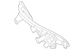 Накладка руля Mercedes W213 E 300/400/43 17-18 коричневая