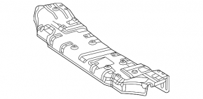 Тепловой экран глушителя задний Mercedes W167 GLE 350 450 20-26
