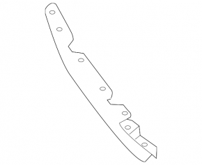 Deflector bara față stânga Land Rover Range Rover Evoque 12-15 inferior