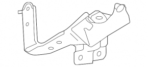 Кронштейн блока ABS АБС Nissan Murano z52 20-24