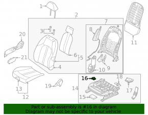 Occupant Sensor Hyundai Sonata 20-26