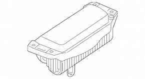 Подушка безопасности airbag пассажирская в торпеде Mercedes C-class W205 15-21
