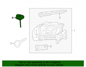 Крепление запасного колеса Ford Explorer 11-15