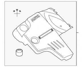 Накладка двигателя BMW 4 F32/33/36 14-16 N26