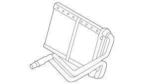 Radiator de încălzire pentru Nissan Murano 25-26