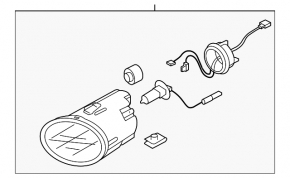 Противотуманная фара птф левая Subaru b10 Tribeca