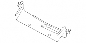 Воздухоприемник Audi A4 B9 17-20 2.0T передняя часть