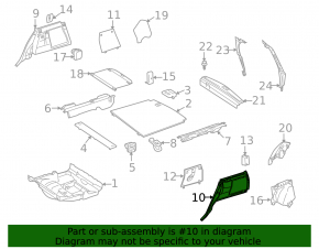 Обшивка арки левая Mercedes W164 ML беж