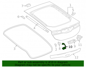 Кнопка открытия двери багажника Chevrolet Volt 16-19