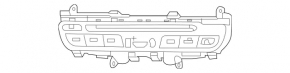 Блок кнопок центральной консоли центральный Mercedes W213 E 17-20