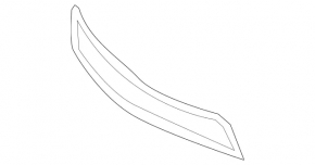 Grilă bară față inferioară Mercedes Clasa S W221 63/65 10-13