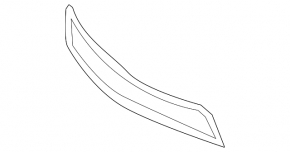 Grilă bară față inferioară Mercedes Clasa S W221 63/65 10-13