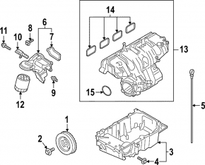 Поддон двигателя Ford Explorer 20-25 2.3T RWD