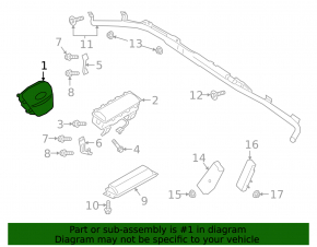 Подушка безопасности airbag в руль водительская Ford Escape MK4 20-26