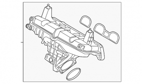 Коллектор впускной Hyundai Tucson 22-26 1.6T HEV